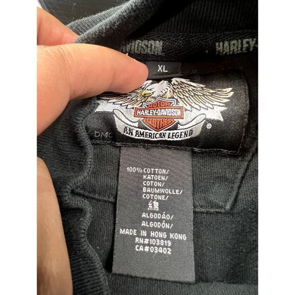 HARLEY DAVIDSON CROP‎ TOP LONG SLEEVE | C1 - Picture 3 of 5